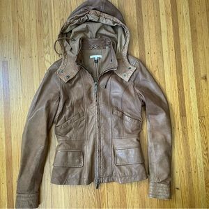 Vince super soft leather jacket from Bergdorf Goodman.